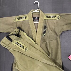 Elite Olive Green Jiu-Jitsu Gi